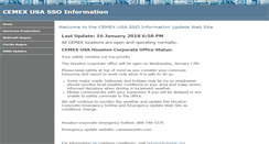 Desktop Screenshot of cemexssoinfo.com